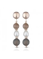 Orecchini Lelune Donna Greige in Argento LGEA150